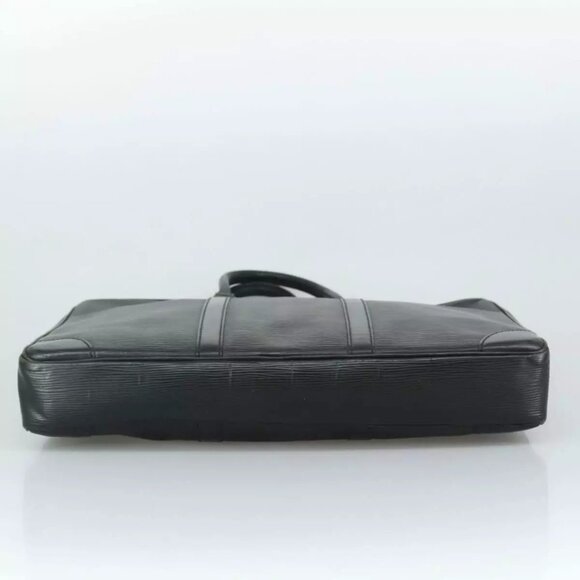 LOUIS VUITTON Epi Porte Documents Voyage Business Bag Black - Picture 8 of 16